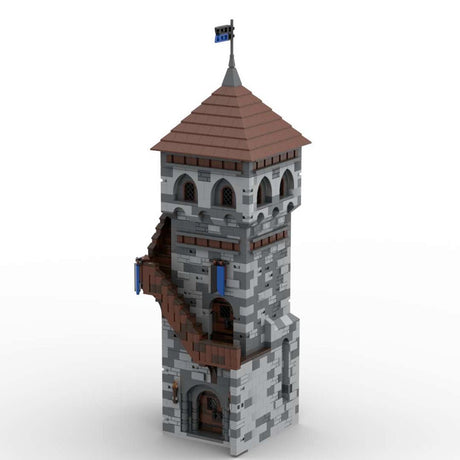 MOC - 131234 H08 Eulenturm Klemmbausteine - LesDiyLesDiy