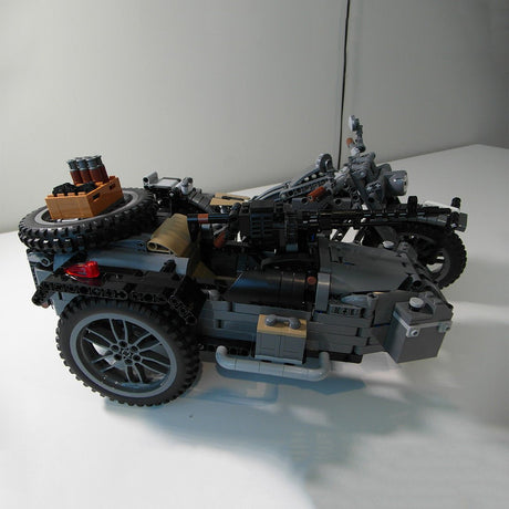 MOC - 131315 BMW R75 Sidecar combination Klemmbausteine - LesDiyLesDiy