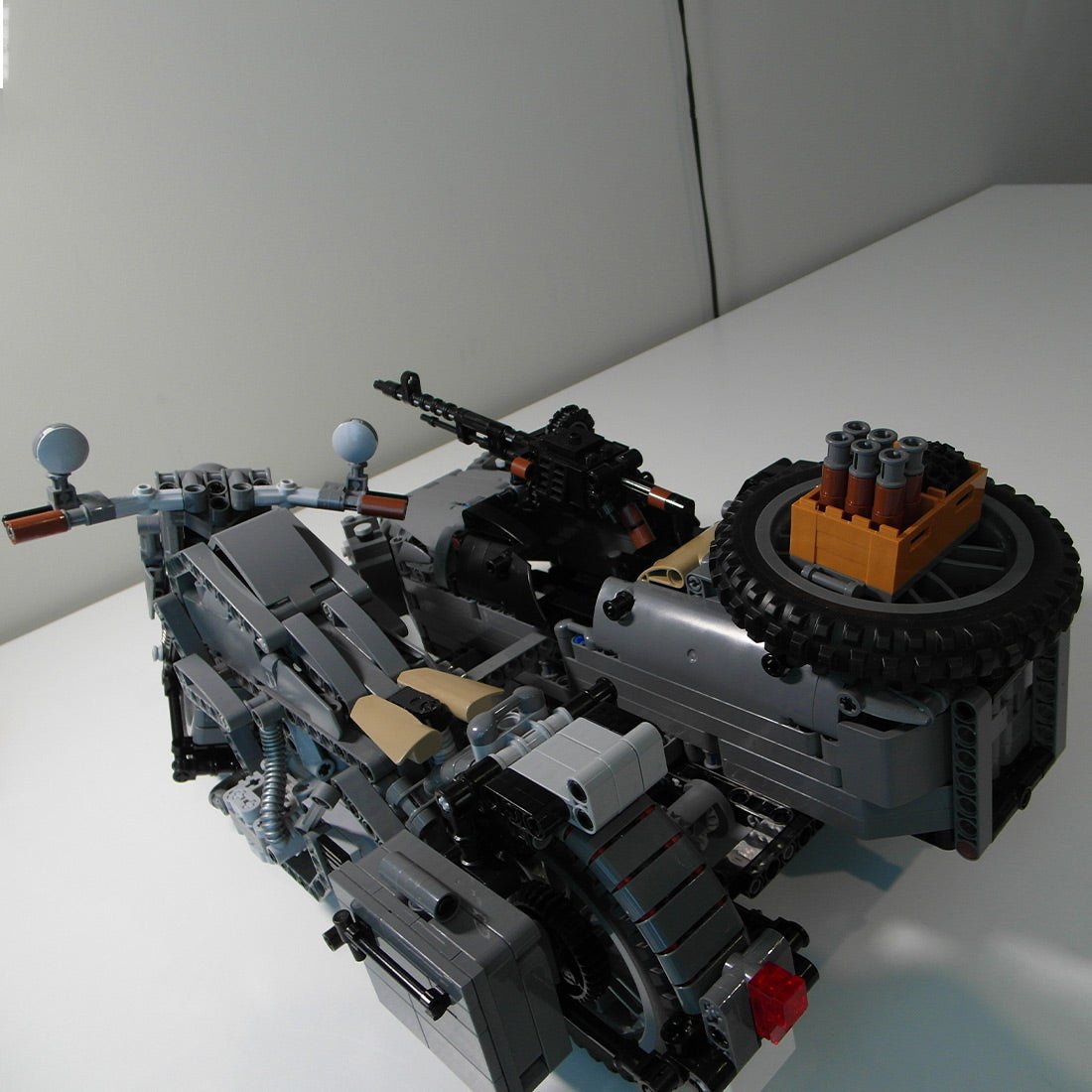 MOC - 131315 BMW R75 Sidecar combination Klemmbausteine - LesDiyLesDiy