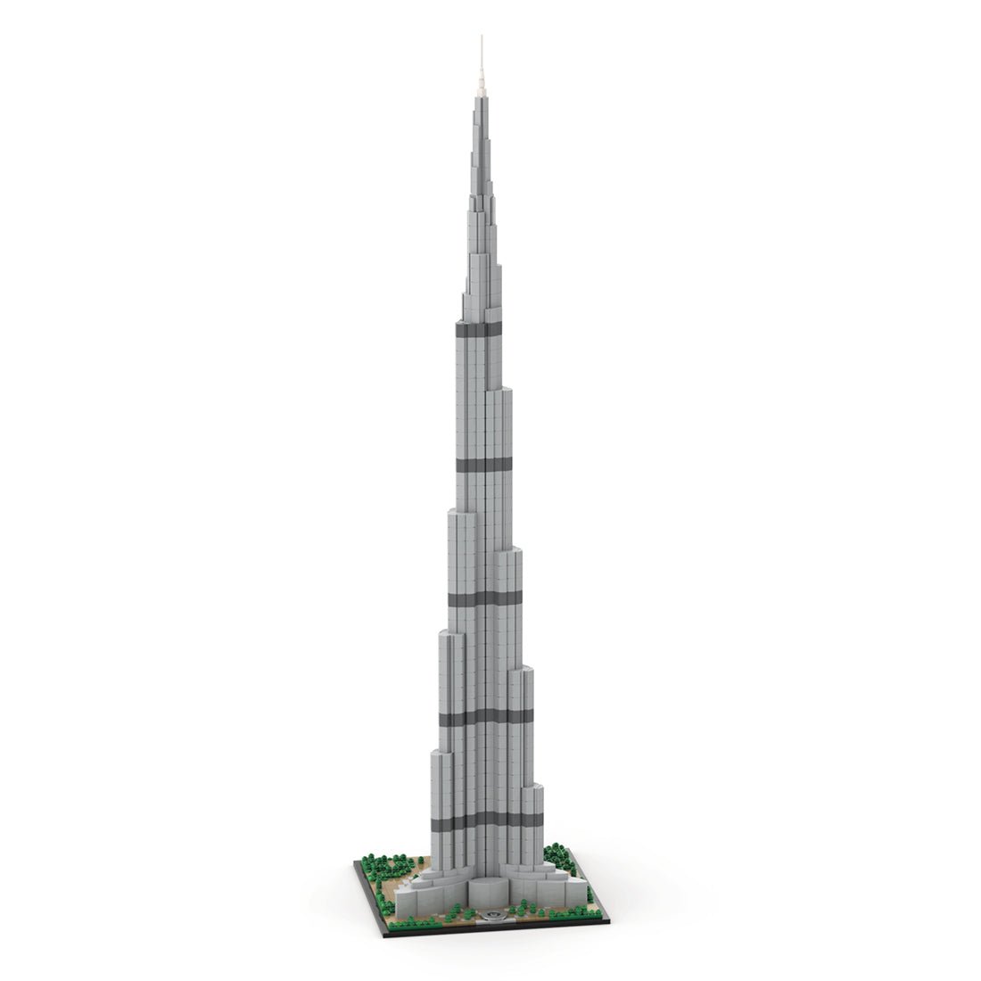 MOC - 131908 Burj Khalifa 1:800 Scale Architecture Skyscraper Klemmbausteine - LesDiyLesDiy