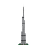 MOC - 131908 Burj Khalifa 1:800 Scale Architecture Skyscraper Klemmbausteine - LesDiyLesDiy