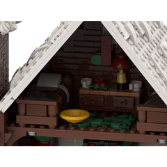 MOC - 132309 Winter Cottage Klemmbausteine - LesDiyLesDiy