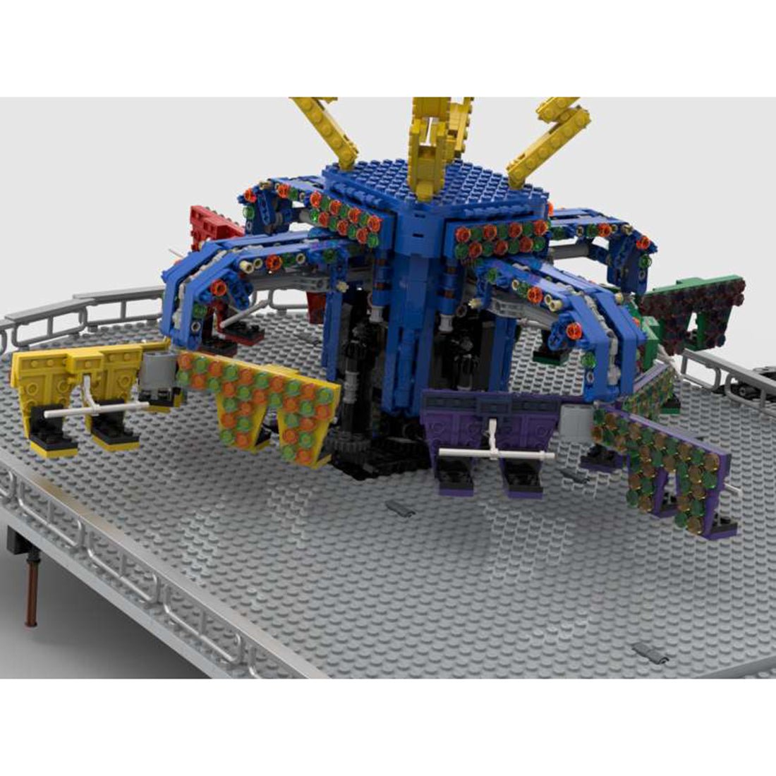 MOC - 132481 Extreme Orbiter Fairground Ride Klemmbausteine - LesDiyLesDiy