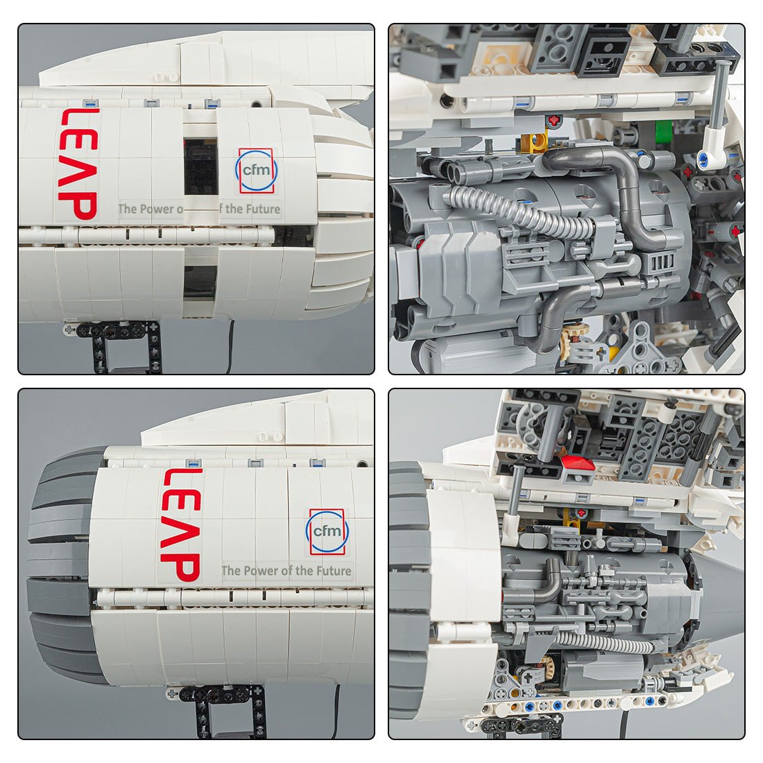 MOC - 133571 CFM LEAP Engine Klemmbausteine - LesDiyLesDiy