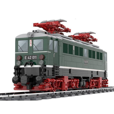 MOC - 133607 Electric Locomotive BR E42 (Holzroller) Klemmbausteine - LesDiyLesDiy