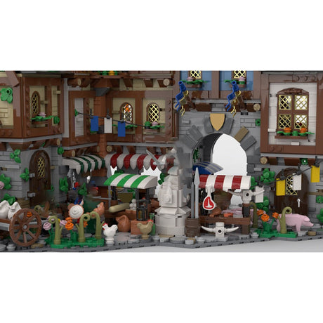 MOC - 134085 Medieval Town Centre Klemmbausteine - LesDiyLesDiy