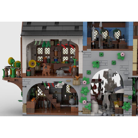 MOC - 134085 Medieval Town Centre Klemmbausteine - LesDiyLesDiy