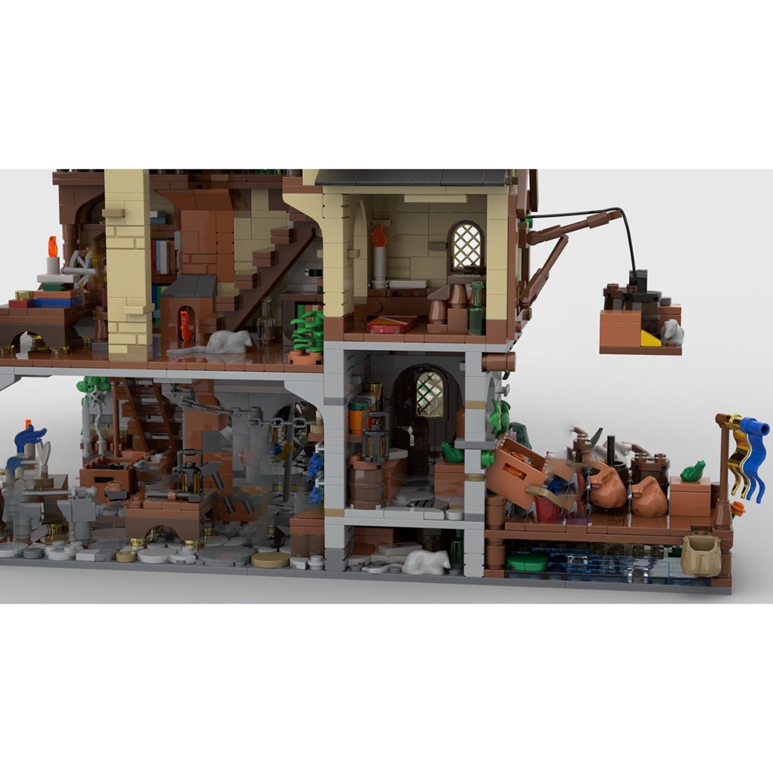 MOC - 134085 Medieval Town Centre Klemmbausteine - LesDiyLesDiy