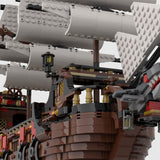 MOC - 134441 Pirates Battleship Klemmbausteine - LesDiyLesDiy