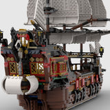 MOC - 134441 Pirates Battleship Klemmbausteine - LesDiyLesDiy