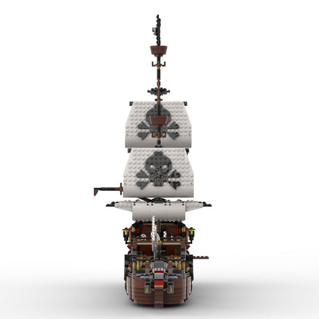 MOC - 134441 Pirates Battleship Klemmbausteine - LesDiyLesDiy