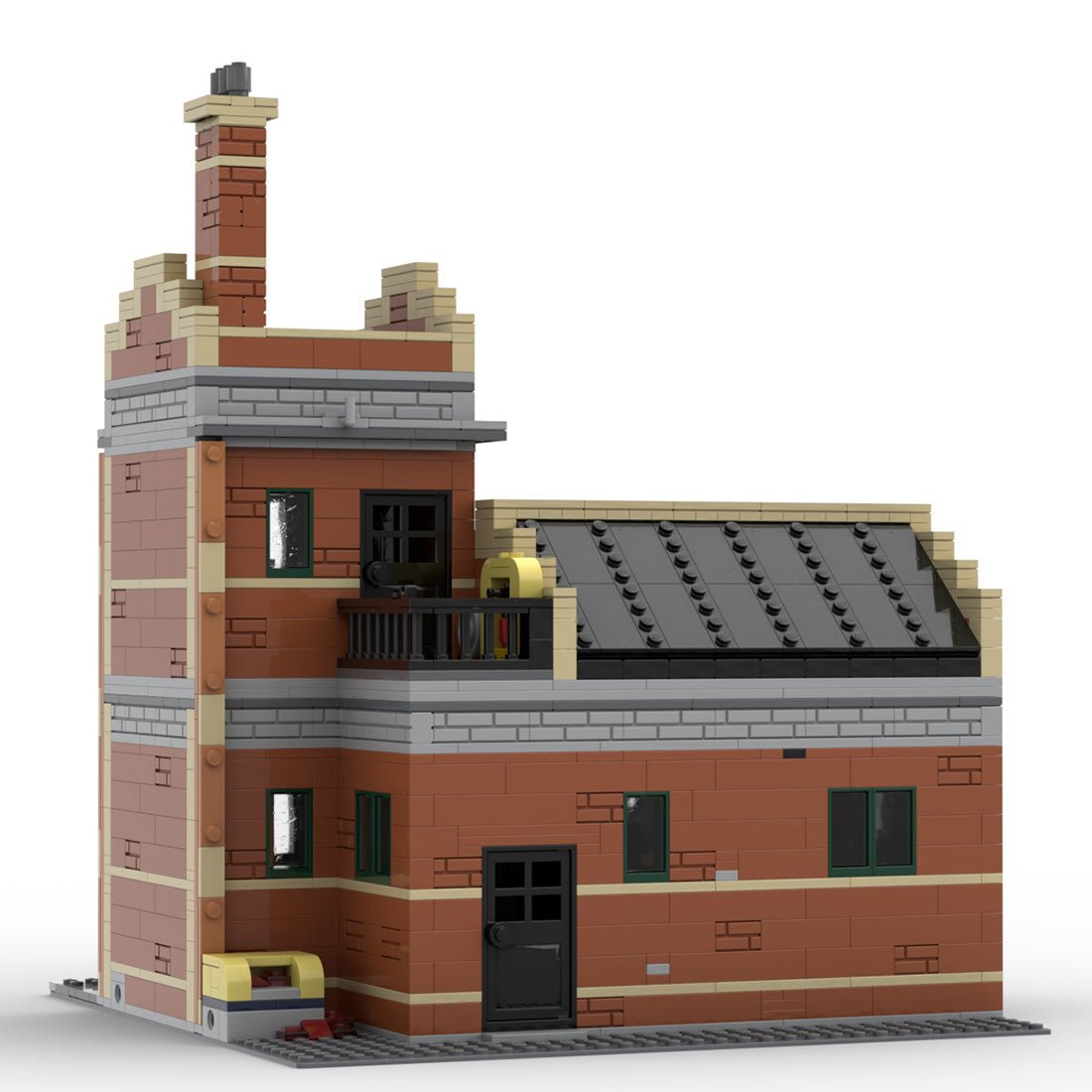 MOC - 136707 Modular old Factory Klemmbausteine - LesDiyLesDiy