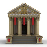 MOC - 136729 Antiker römischer Tempel Klemmbausteine - LesDiyLesDiy