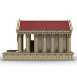 MOC - 136729 Antiker römischer Tempel Klemmbausteine - LesDiyLesDiy