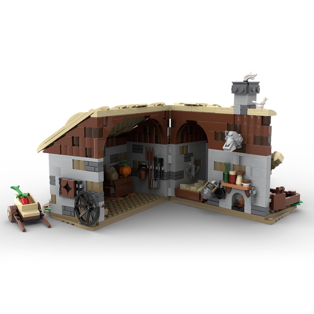 MOC - 137856 Farm House Klemmbausteine - LesDiyLesDiy