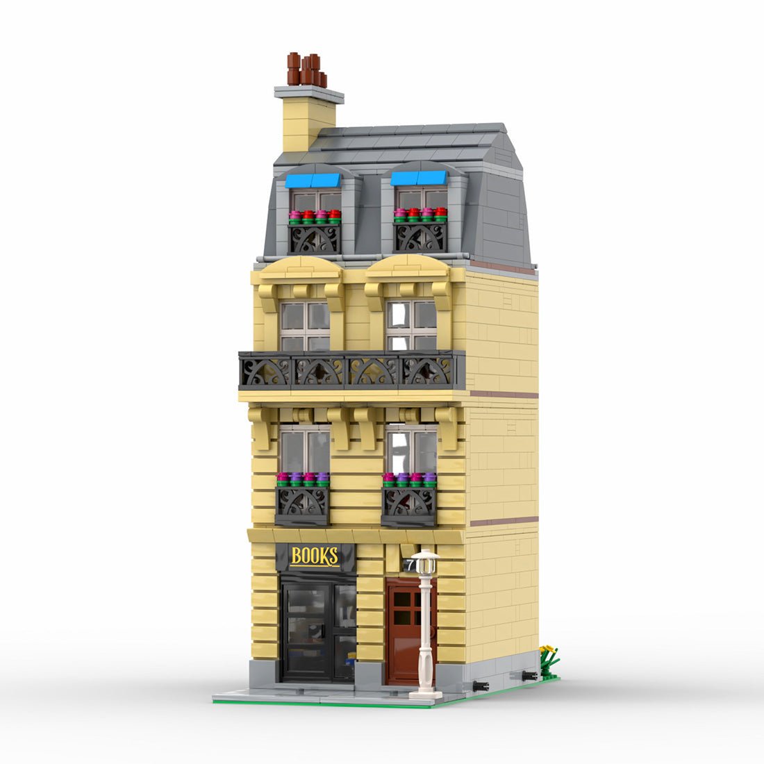 MOC - 137960 Modular Parisian Apartment Building Klemmbausteine - LesDiyLesDiy