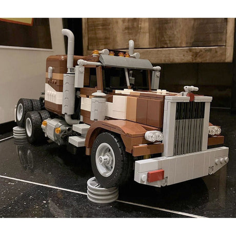 MOC - 138202 Peterbilt 359 Semi Truck Klemmbausteine - LesDiyLesDiy