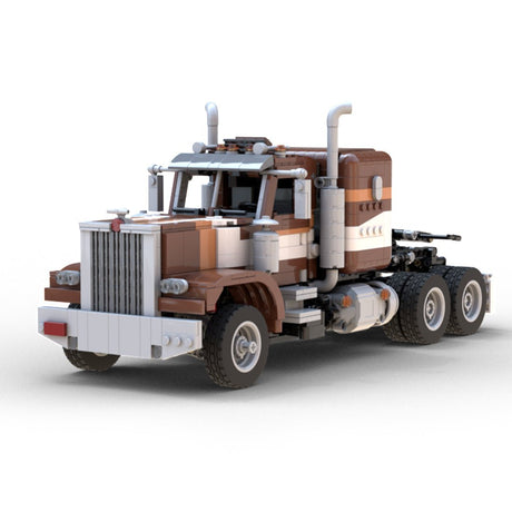 MOC - 138202 Peterbilt 359 Semi Truck Klemmbausteine - LesDiyLesDiy