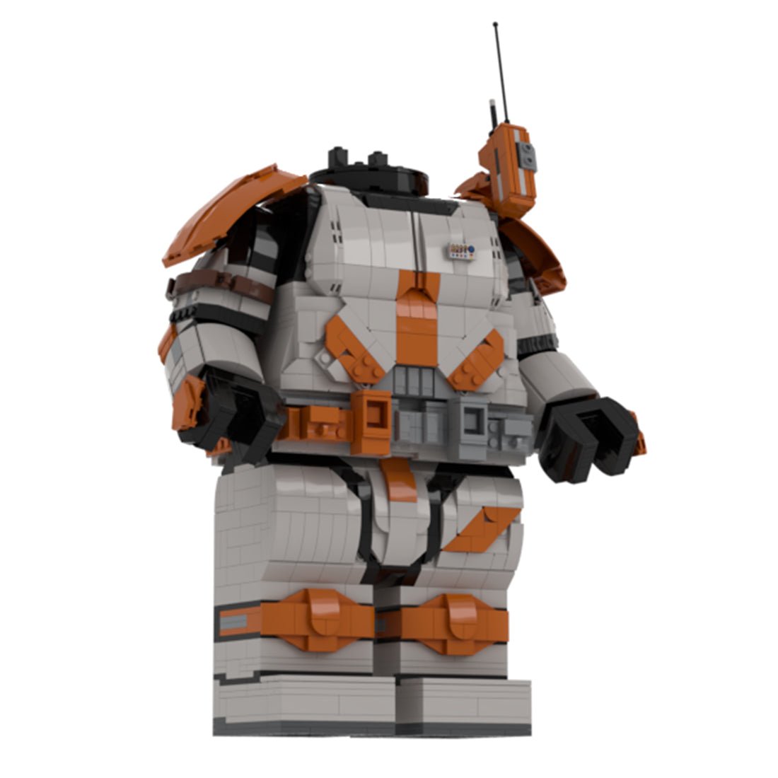 MOC - 138433 Commander Cody Phase 2 Megafigure (fits Breaaad's helmet) Klemmbausteine - LesDiyLesDiy