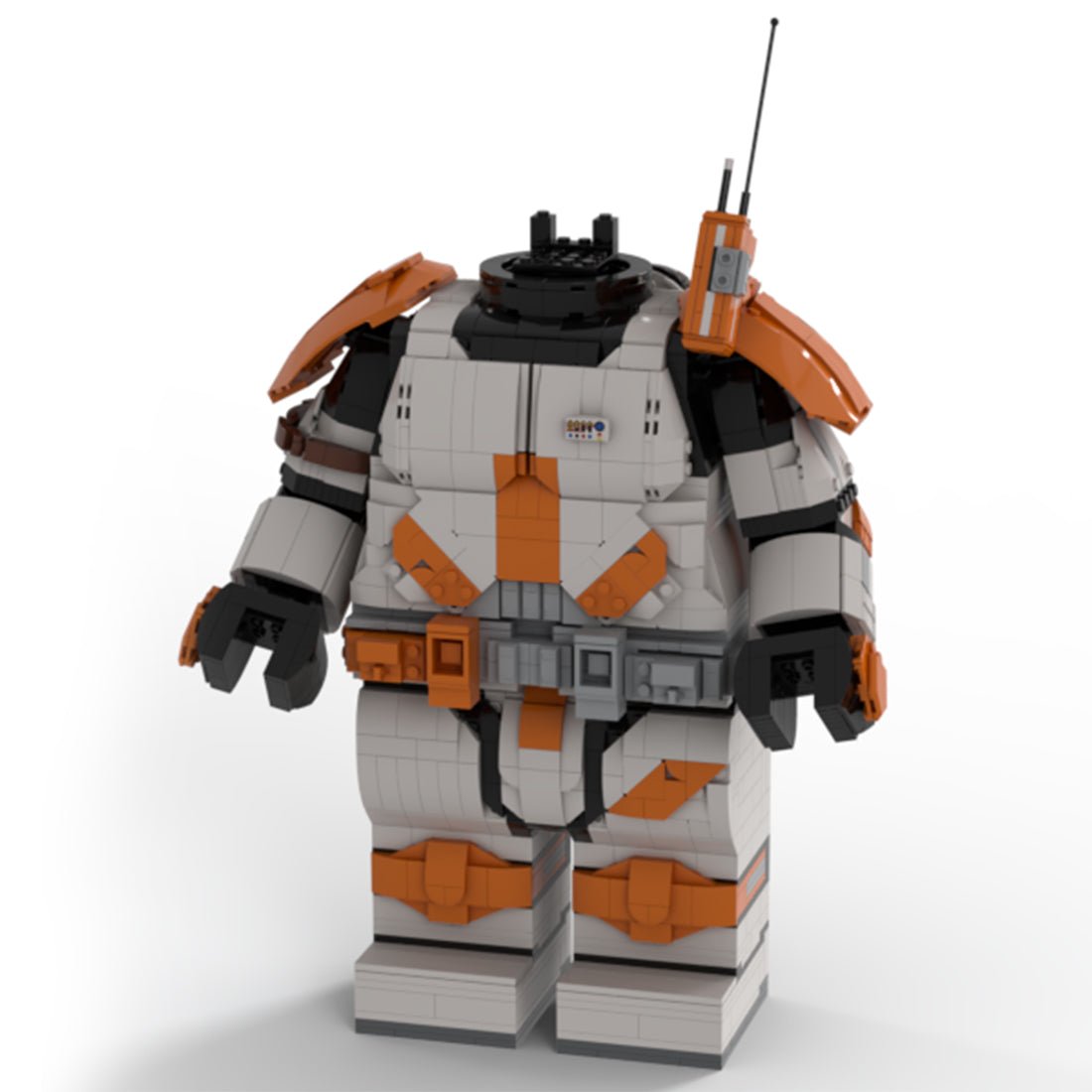 MOC - 138433 Commander Cody Phase 2 Megafigure (fits Breaaad's helmet) Klemmbausteine - LesDiyLesDiy