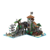 MOC - 138516 Treasure Island - Pirates of Barracuda Bay Klemmbausteine - LesDiyLesDiy