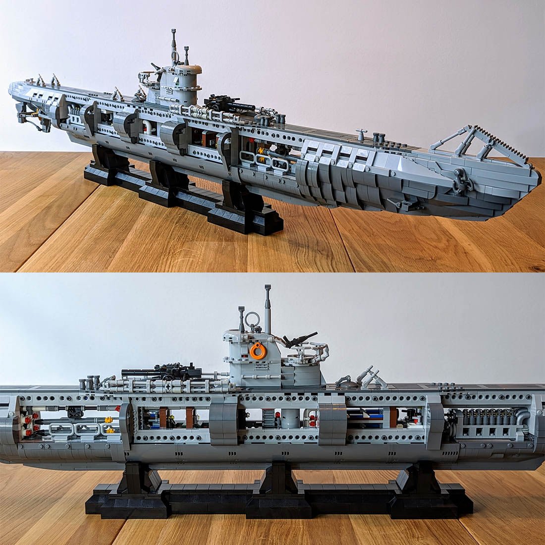 MOC - 139272 U - Boat Type VIIC Submarine Klemmbausteine - LesDiyLesDiy