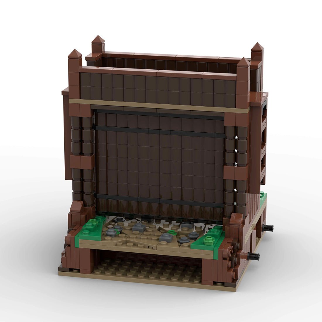 MOC - 139859 Roman Field Camp Gate Klemmbausteine - LesDiyLesDiy