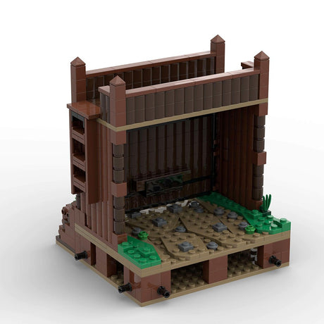 MOC - 139859 Roman Field Camp Gate Klemmbausteine - LesDiyLesDiy