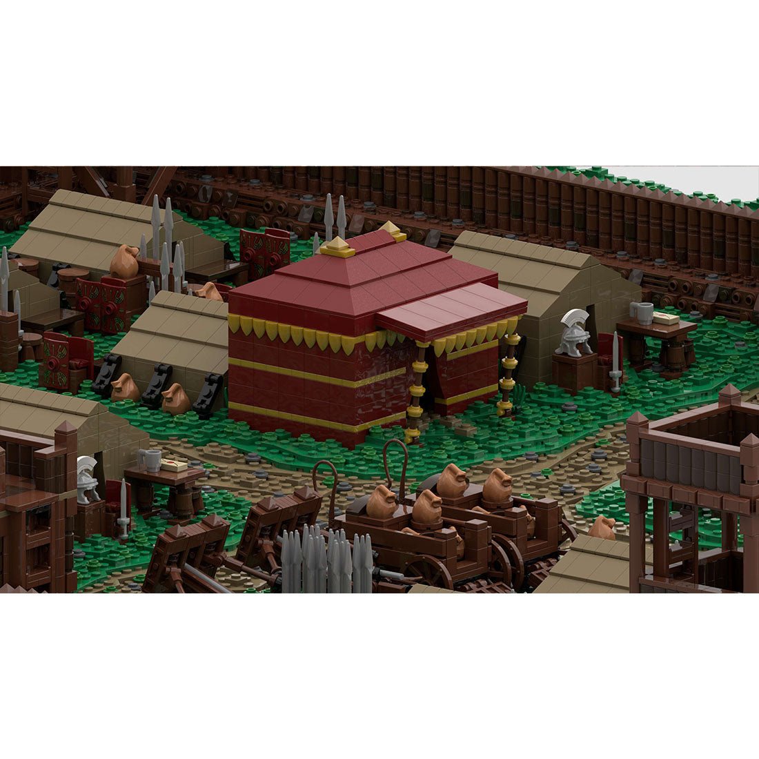 MOC - 139859 Roman Field Camp Klemmbausteine(klein) - LesDiyLesDiy