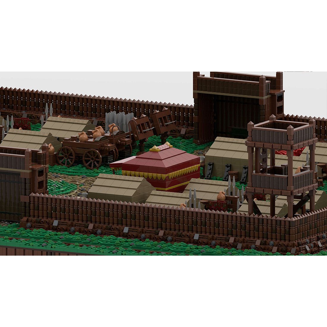 MOC - 139859 Roman Field Camp Klemmbausteine(klein) - LesDiyLesDiy