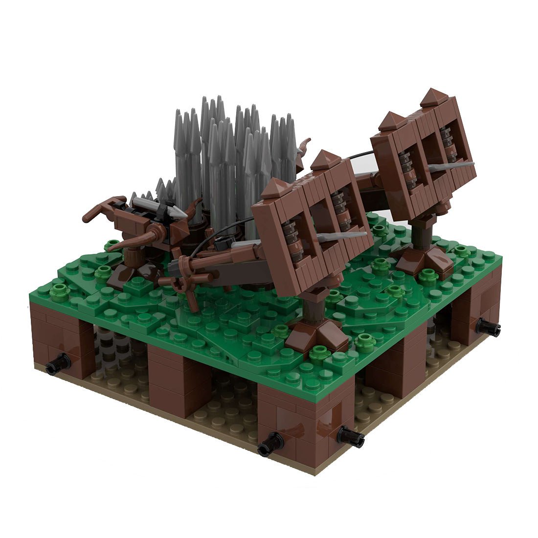 MOC - 139859 Roman Field Camp Siege Weapons Klemmbausteine - LesDiyLesDiy