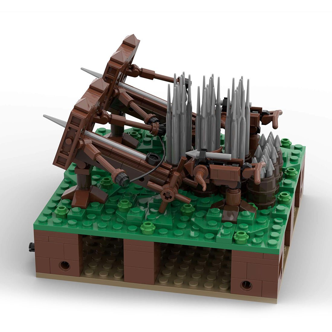 MOC - 139859 Roman Field Camp Siege Weapons Klemmbausteine - LesDiyLesDiy