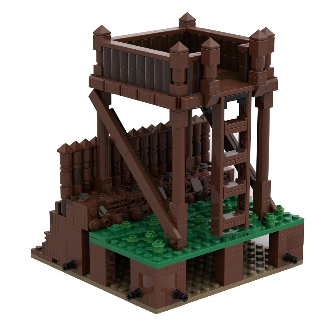 MOC - 139859 Roman Field Camp Small Tower Klemmbausteine - LesDiyLesDiy