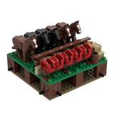 MOC - 139859 Roman Field Camp Space for Horses Klemmbausteine - LesDiyLesDiy