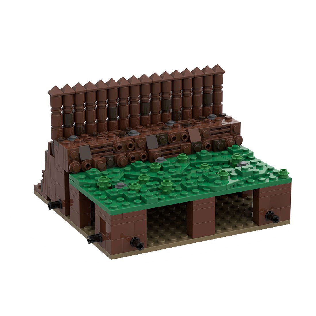 MOC-139859 Roman Field Camp Straight Palisade Klemmbausteine - LesDiy