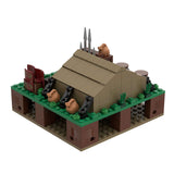 MOC - 139859 Roman Field Camp Tent for Legionaries Klemmbausteine - LesDiyLesDiy