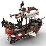 MOC - 141840 Pirates Great Airship Klemmbausteine - LesDiyLesDiy