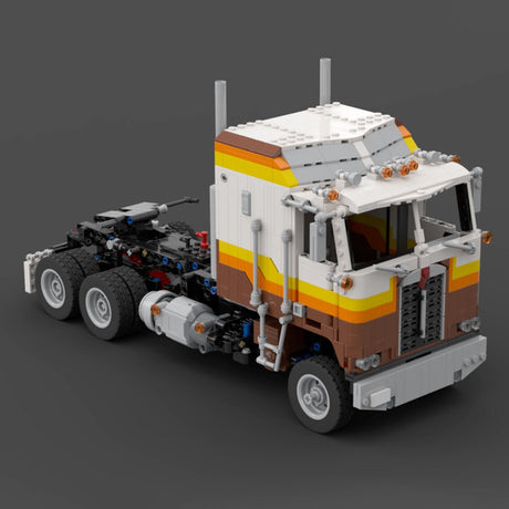 MOC - 141909 Kenworth K100 Aerodyne Klemmbausteine - LesDiyLesDiy