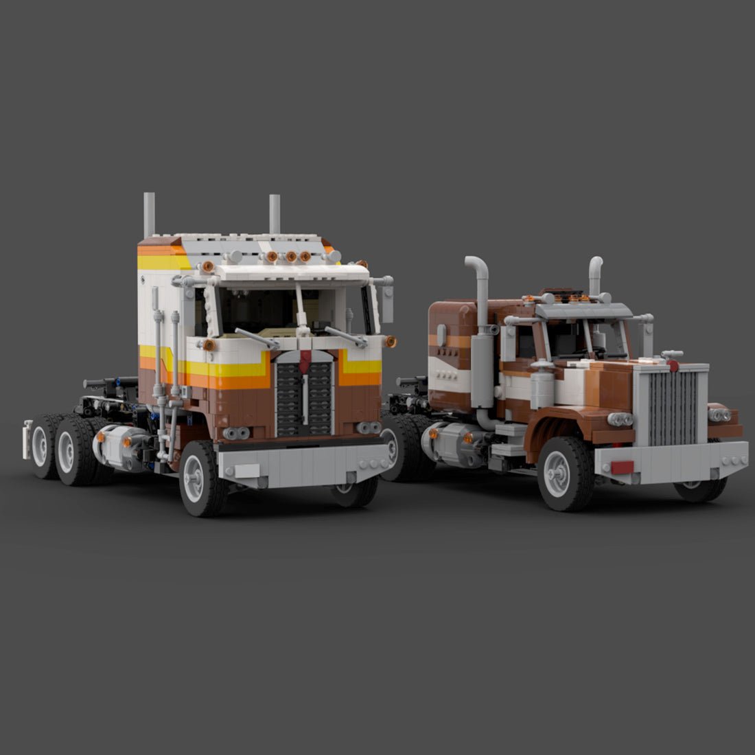 MOC - 141909 Kenworth K100 Aerodyne Klemmbausteine - LesDiyLesDiy