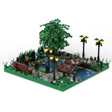 MOC - 142953 Summer Park Klemmbausteine - LesDiyLesDiy