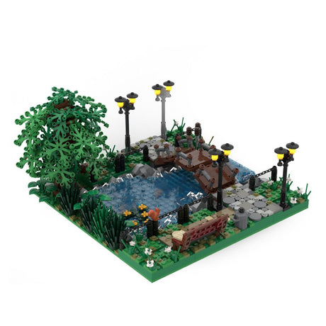 MOC - 142953 Summer Park Klemmbausteine - LesDiyLesDiy