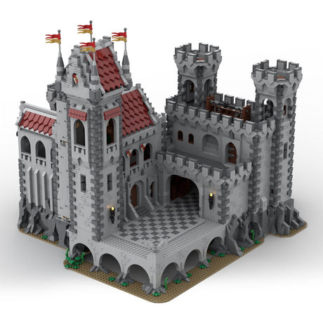 MOC - 143001 Red Lions Castle II - LesDiyLesDiy