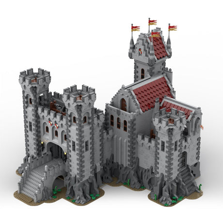 MOC - 143001 Red Lions Castle II - LesDiyLesDiy