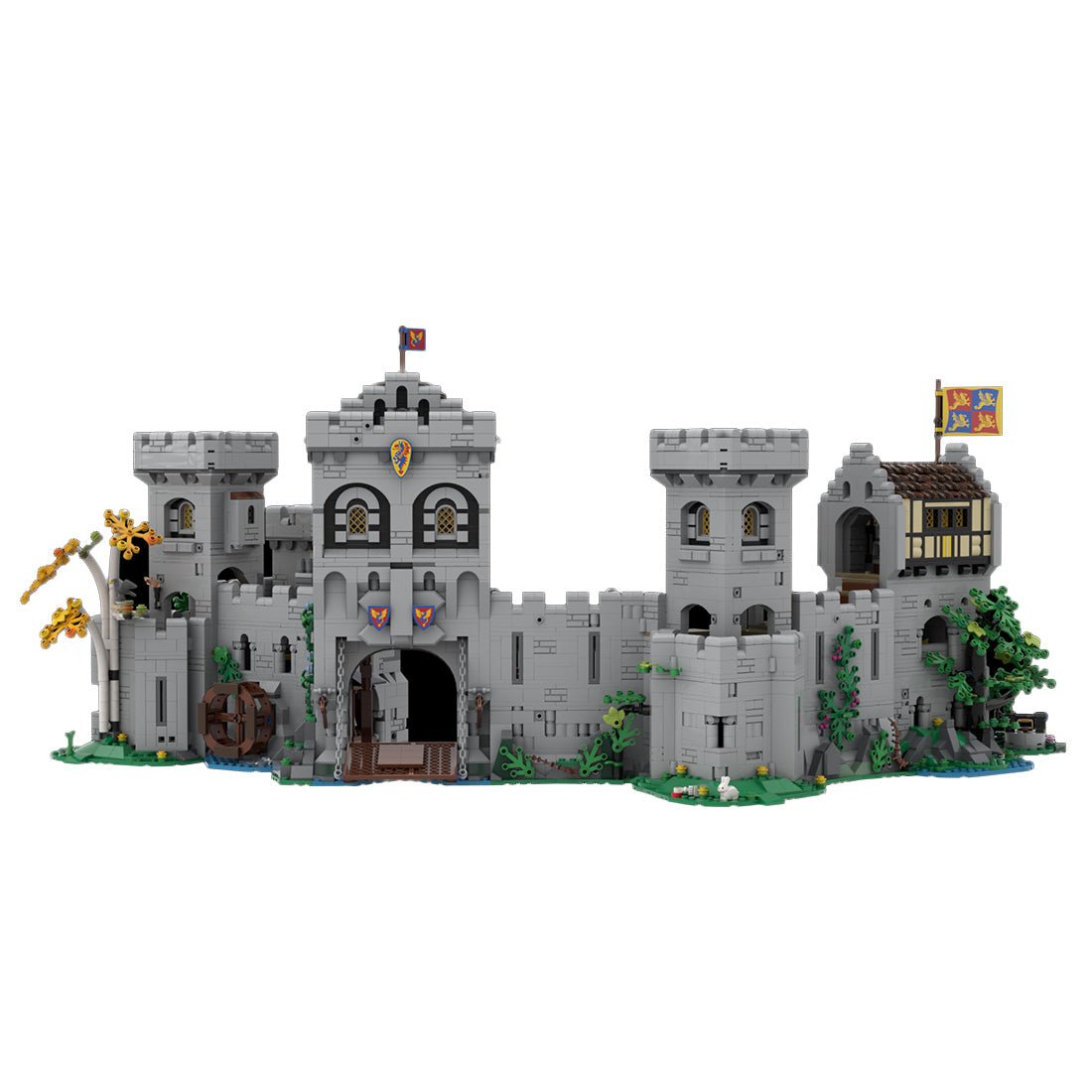 MOC - 144534 Knight's Castle Klemmbausteine - LesDiyLesDiy