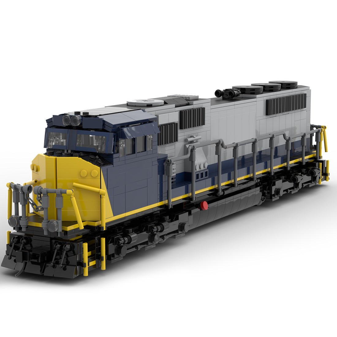 MOC - 146365 SD70MAC CSX Klemmbausteine - LesDiyLesDiy