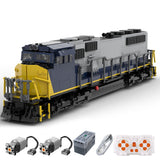 MOC - 146365 SD70MAC CSX Klemmbausteine - LesDiyLesDiy