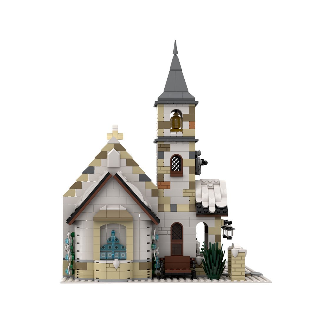 MOC - 147549 Winter Country Church für die Geburtskirche - LesDiyLesDiy