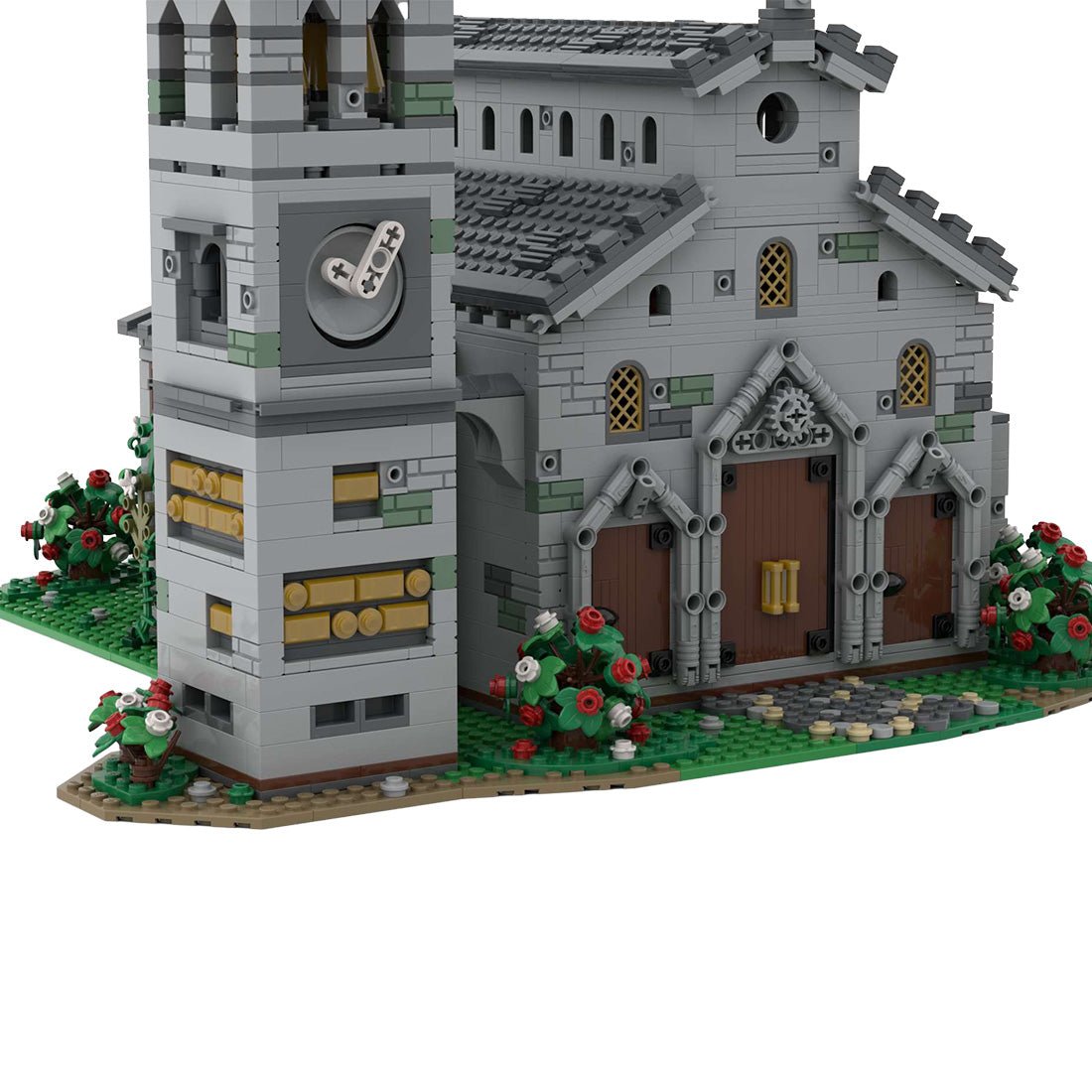 MOC - 148070 Medieval Cathedral Klemmbausteine - LesDiyLesDiy