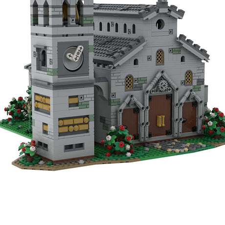 MOC - 148070 Medieval Cathedral Klemmbausteine - LesDiyLesDiy