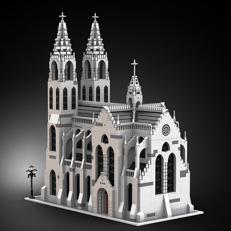 MOC - 148170 Gothic Cathedral Klemmbausteine - LesDiyLesDiy